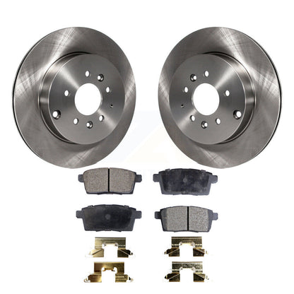 Disc Brake Rotors And Ceramic Pads Rear Kit For 2007-2015 Mazda CX-9