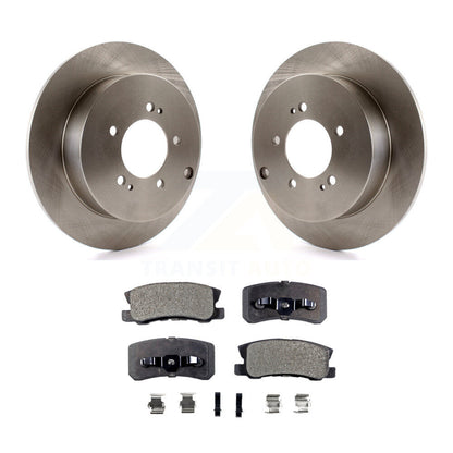 Disc Brake Rotors And Ceramic Pads Rear Kit For Mitsubishi Lancer Outlander