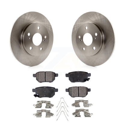 Brake Rotor Ceramic Pad Rear Kit For Toyota Matrix Pontiac Vibe Corolla iM Scion