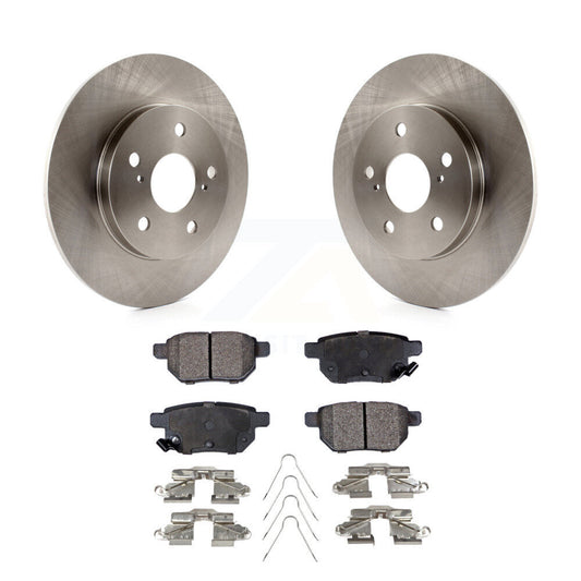 Brake Rotor Ceramic Pad Rear Kit For Toyota Matrix Pontiac Vibe Corolla iM Scion