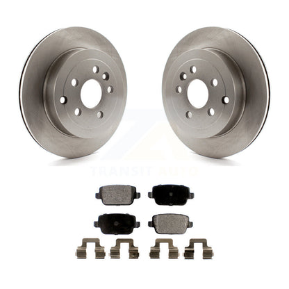 Disc Brake Rotors And Ceramic Pads Rear Kit For 2008-2011 Land Rover LR2