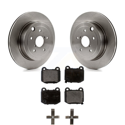 Disc Brake Rotors And Ceramic Pads Rear Kit For Subaru Impreza WRX STI