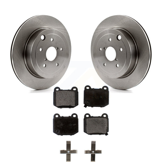 Disc Brake Rotors And Ceramic Pads Rear Kit For Subaru Impreza WRX STI