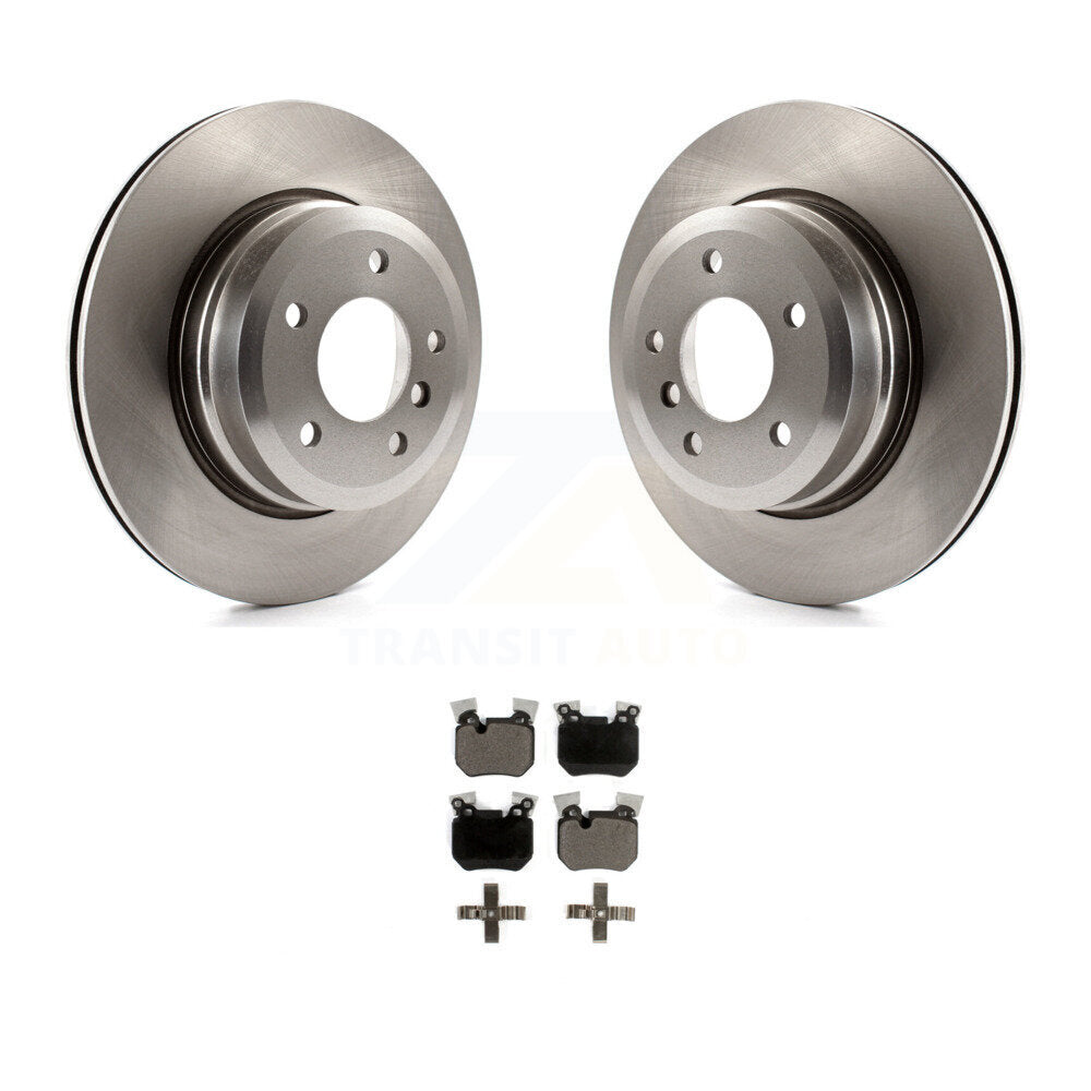 Disc Brake Rotors And Ceramic Pads Rear Kit For BMW 135i 135is