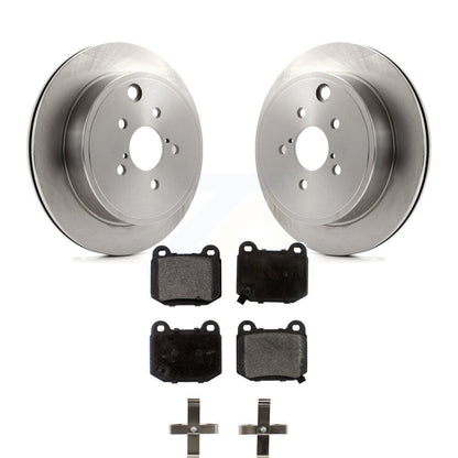 Brake Rotors Ceramic Pad Rear Kit For Subaru BRZ Toyota 86 Without Brembo Brakes