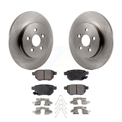 Disc Brake Rotors And Ceramic Pads Rear Kit For Lexus CT200h