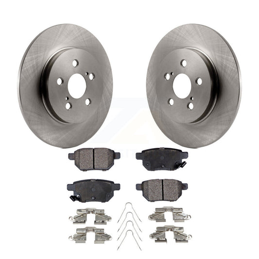 Disc Brake Rotors And Ceramic Pads Rear Kit For Lexus CT200h