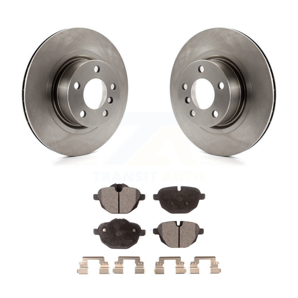 Disc Brake Rotors And Ceramic Pads Rear Kit For BMW X3 X4