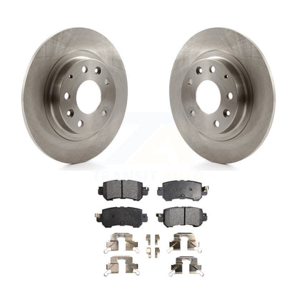 Disc Brake Rotors And Ceramic Pads Rear Kit For 2016-2018 Mazda CX-3