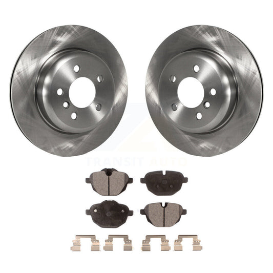 Brake Rotors & Ceramic Pad Rear Kit For BMW 535i xDrive 528i 535d ActiveHybrid 5