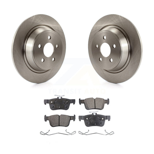 Brake Rotor & Ceramic Pad Rear Kit For Ford Edge Fusion Lincoln Nautilus MKX MKZ