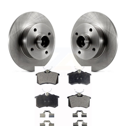 Disc Brake Rotor & Ceramic Pad Rear Kit For Volkswagen Golf Jetta Passat Corrado