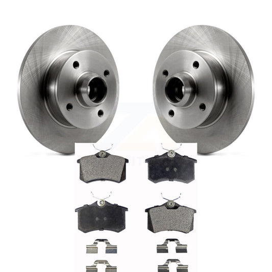 Disc Brake Rotor & Ceramic Pad Rear Kit For Volkswagen Golf Jetta Passat Corrado