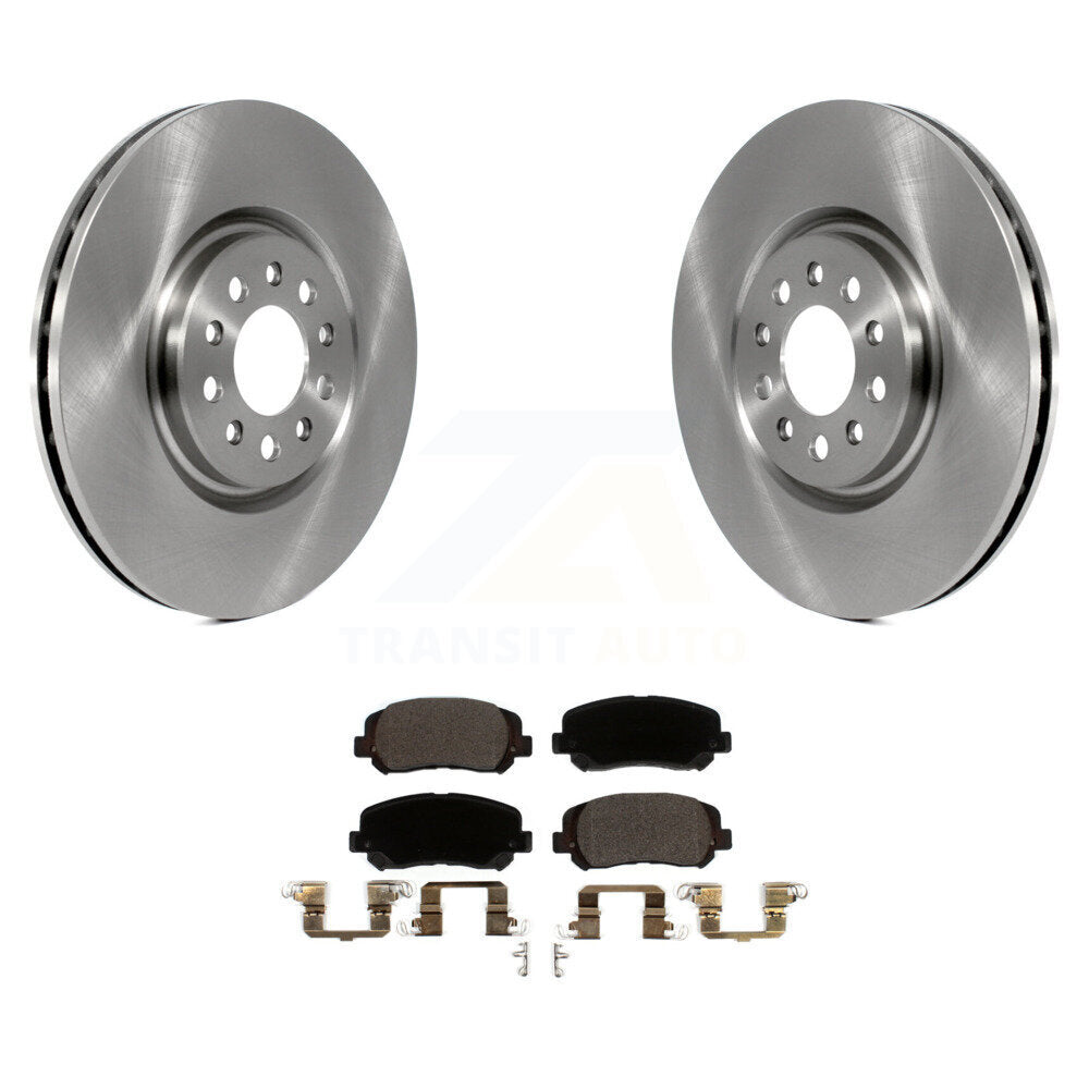 Disc Brake Rotors And Ceramic Pads Front Kit For Jeep Cherokee Chrysler 200