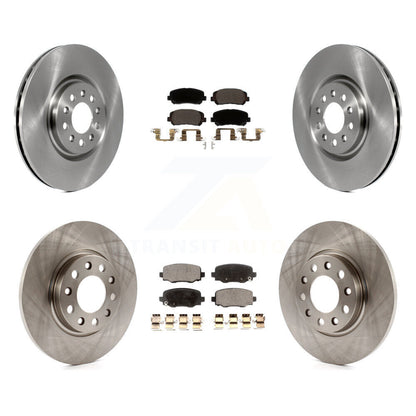 Disc Brake Rotors And Ceramic Pads Front Rear Kit For Chrysler 200