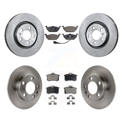 Disc Brake Rotors And Ceramic Pads Front Rear Kit For Volkswagen Beetle