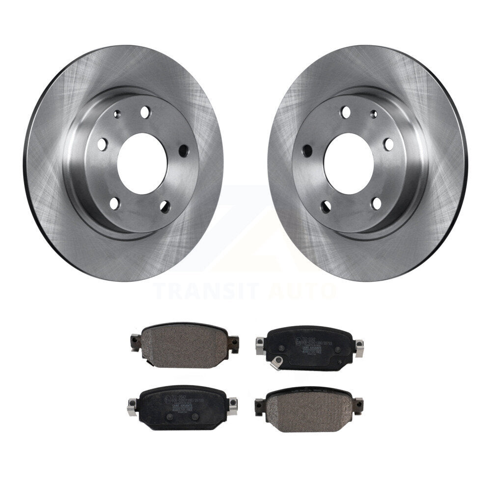 Disc Brake Rotors And Ceramic Pads Rear Kit For Mazda 3 CX-3 Sport