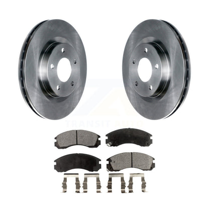 Disc Brake Rotors And Ceramic Pads Front Kit For Mitsubishi Lancer