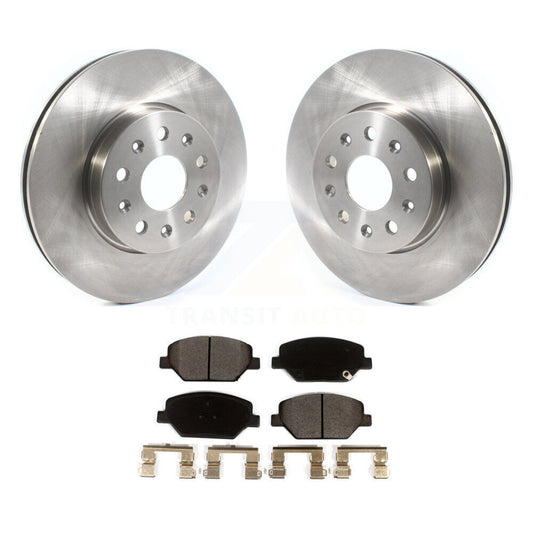 Brake Rotor & Ceramic Pad Front Kit For Chevrolet Camaro Without Brembo Calipers