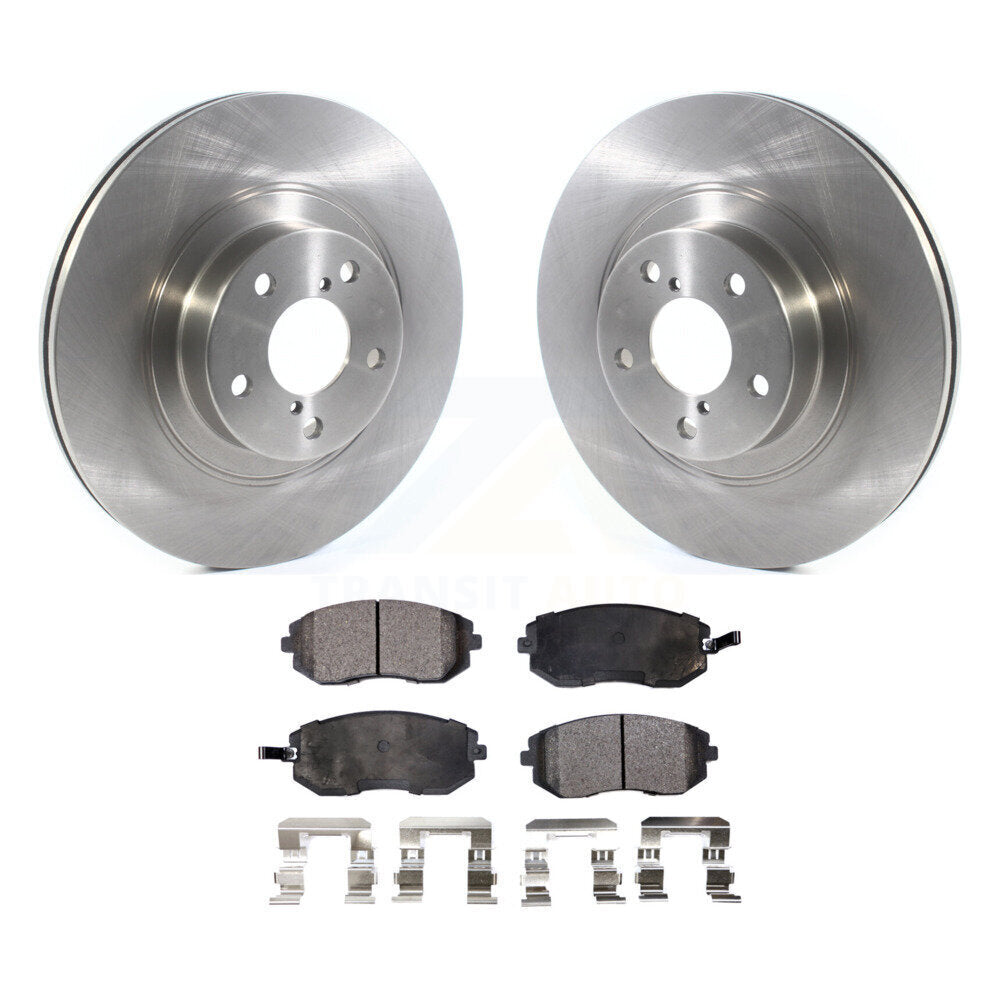 Brake Rotor And Ceramic Pad Front Kit For Subaru Outback Forester Impreza Legacy