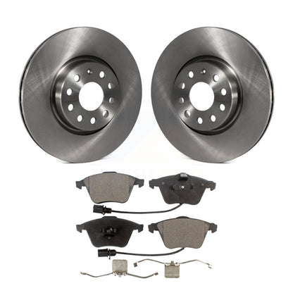 Disc Brake Rotors And Ceramic Pads Front Kit For Volkswagen CC R32