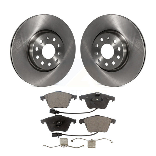 Disc Brake Rotors And Ceramic Pads Front Kit For Volkswagen CC R32