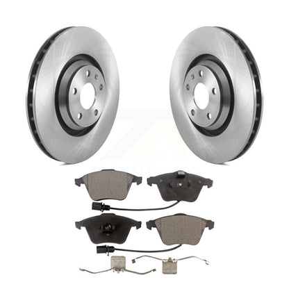 Disc Brake Rotors And Ceramic Pads Front Kit For Audi TT Quattro TTS