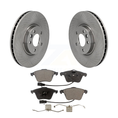 Disc Brake Rotors And Ceramic Pads Front Kit For Volkswagen CC