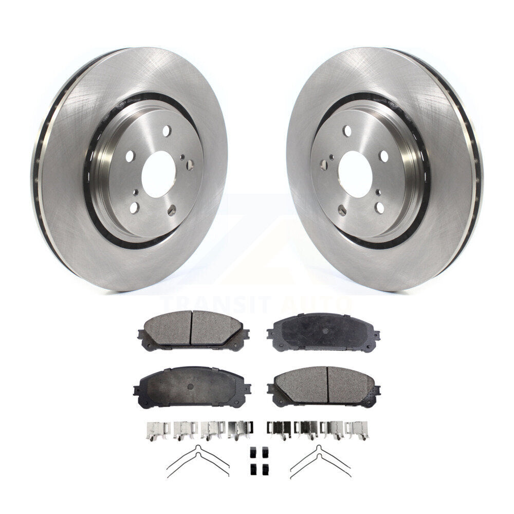 Brake Rotor And Ceramic Pad Front Kit For Lexus RX350 Toyota Camry RX450h NX350h