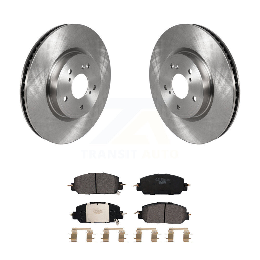 Disc Brake Rotors And Ceramic Pads Front Kit For Honda CR-V HR-V