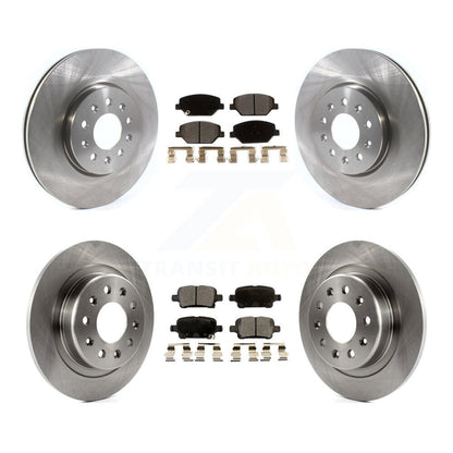 Brake Rotor & Ceramic Pad Front Rear Kit For Chevrolet Equinox GMC Terrain Buick
