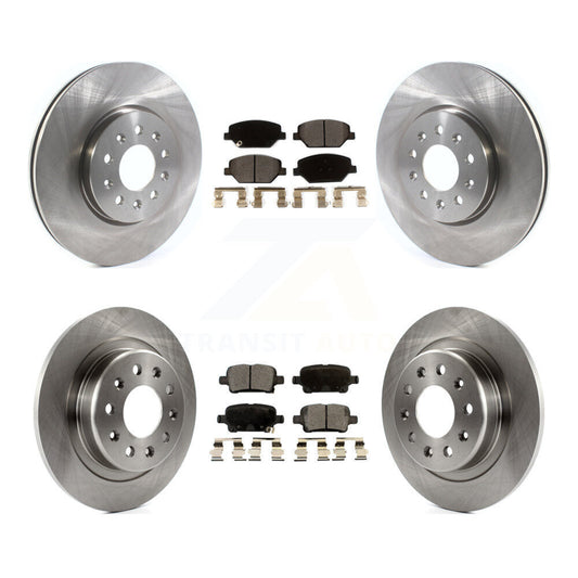 Brake Rotor & Ceramic Pad Front Rear Kit For Chevrolet Equinox GMC Terrain Buick