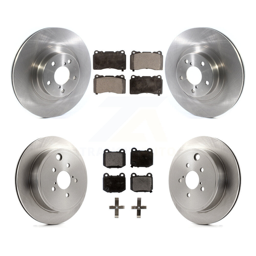 Brake Rotors Ceramic Pad Front Rear Kit For 2019 Toyota 86 Without Brembo Brakes
