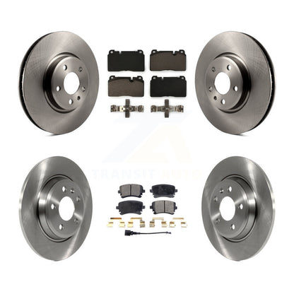 Disc Brake Rotors And Ceramic Pads Front Rear Kit For 2016 Audi Q5 FLEX engine
