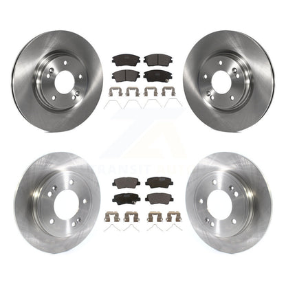 Disc Brake Rotor & Ceramic Pad Front Rear Kit For 2017-2020 Hyundai Elantra 1.6L