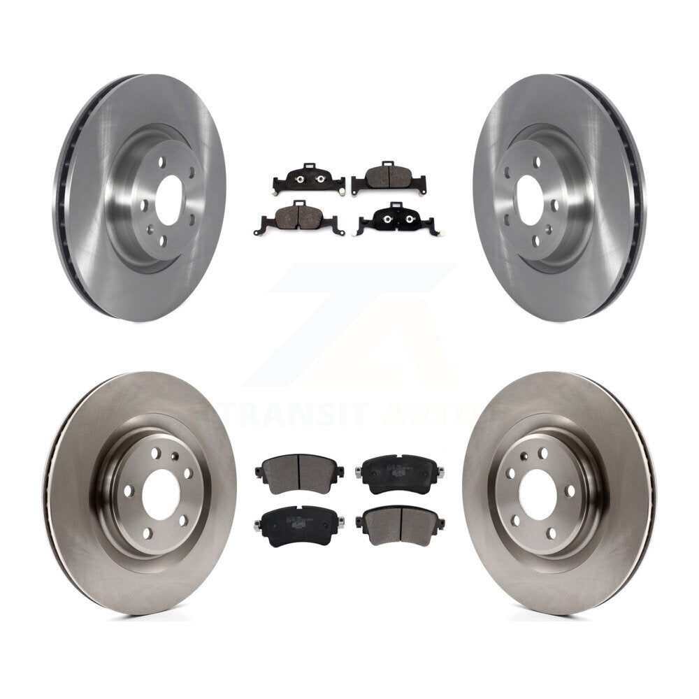 Brake Rotors & Ceramic Pad Front Rear Kit For Audi Q5 A5 Sportback A4 allroad A6