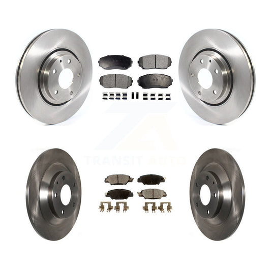 Brake Rotor And Ceramic Pad Front Rear Kit For 2019-2022 Mazda CX-5 Turbocharged