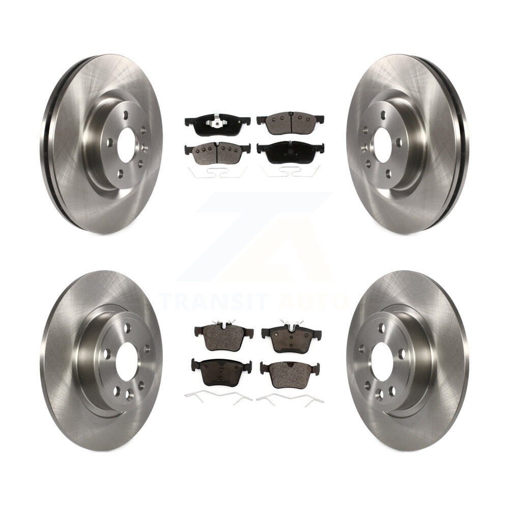Brake Rotor And Ceramic Pad Front Rear Kit For Land Rover Discovery Sport Jaguar
