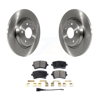 Disc Brake Rotors And Ceramic Pads Rear Kit For Audi Q5 A4 allroad