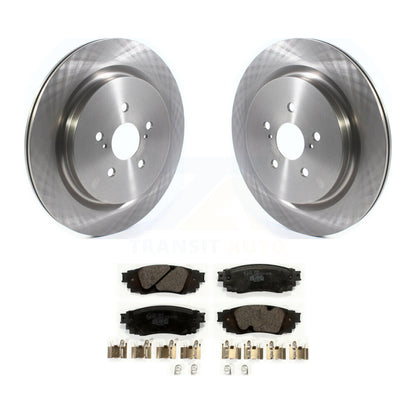 Disc Brake Rotors And Ceramic Pad Rear Kit For Lexus RX350 RX450h RX350L RX450hL