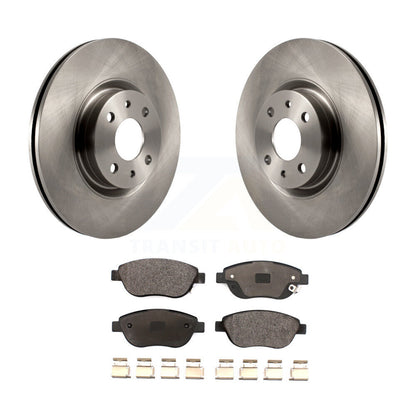 Disc Brake Rotor Ceramic Pad Front Kit For Fiat 500 Turbocharged with GAS engine