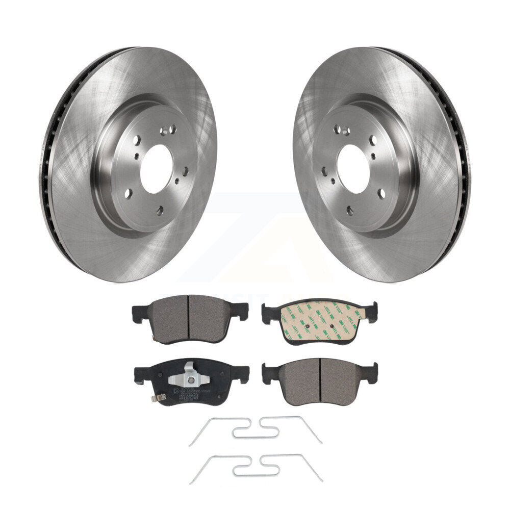 Disc Brake Rotors And Ceramic Pad Front Kit For Honda Civic Accord Acura Integra