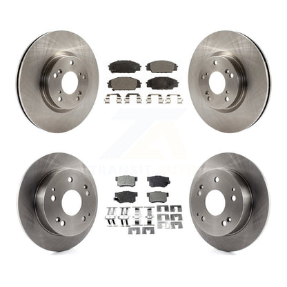 Disc Brake Rotors And Ceramic Pads Front Rear Kit For 2002-2006 Acura RSX Type-S