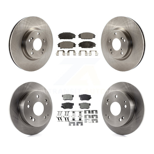 Disc Brake Rotors And Ceramic Pads Front Rear Kit For 2002-2006 Acura RSX Type-S