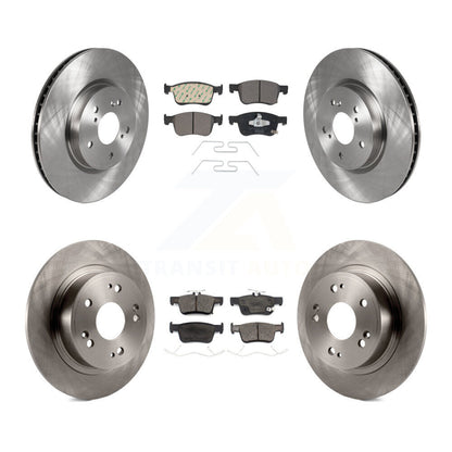 Disc Brake Rotors And Ceramic Pads Front Rear Kit For Honda Accord