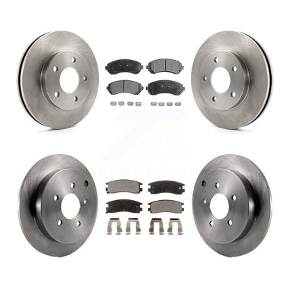 Disc Brake Rotor & Ceramic Pad Front Rear Kit For Buick Rendezvous Pontiac Aztek