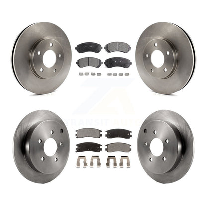 Disc Brake Rotor Ceramic Pad Front Rear Kit For Buick Rendezvous Pontiac Montana