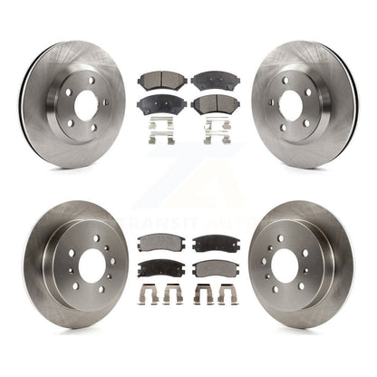 Brake Rotor And Ceramic Pad Front Rear Kit For 2005 Chevrolet Impala Monte Carlo