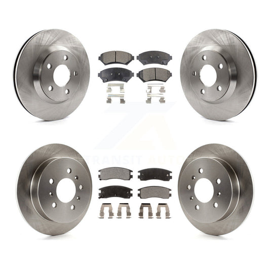 Brake Rotor And Ceramic Pad Front Rear Kit For 2005 Chevrolet Impala Monte Carlo