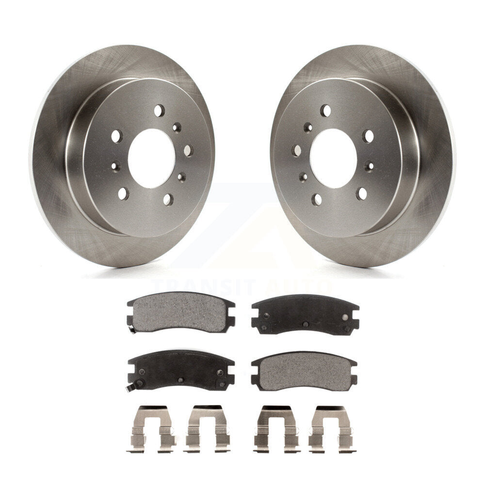 Brake Rotor And Ceramic Pad Rear Kit For Chevrolet Impala Buick Pontiac Grand Am